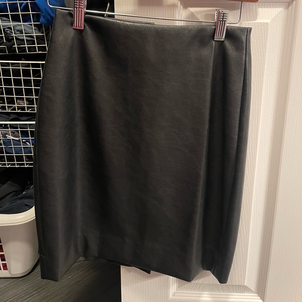 J Crew leather skirt size 0 petite